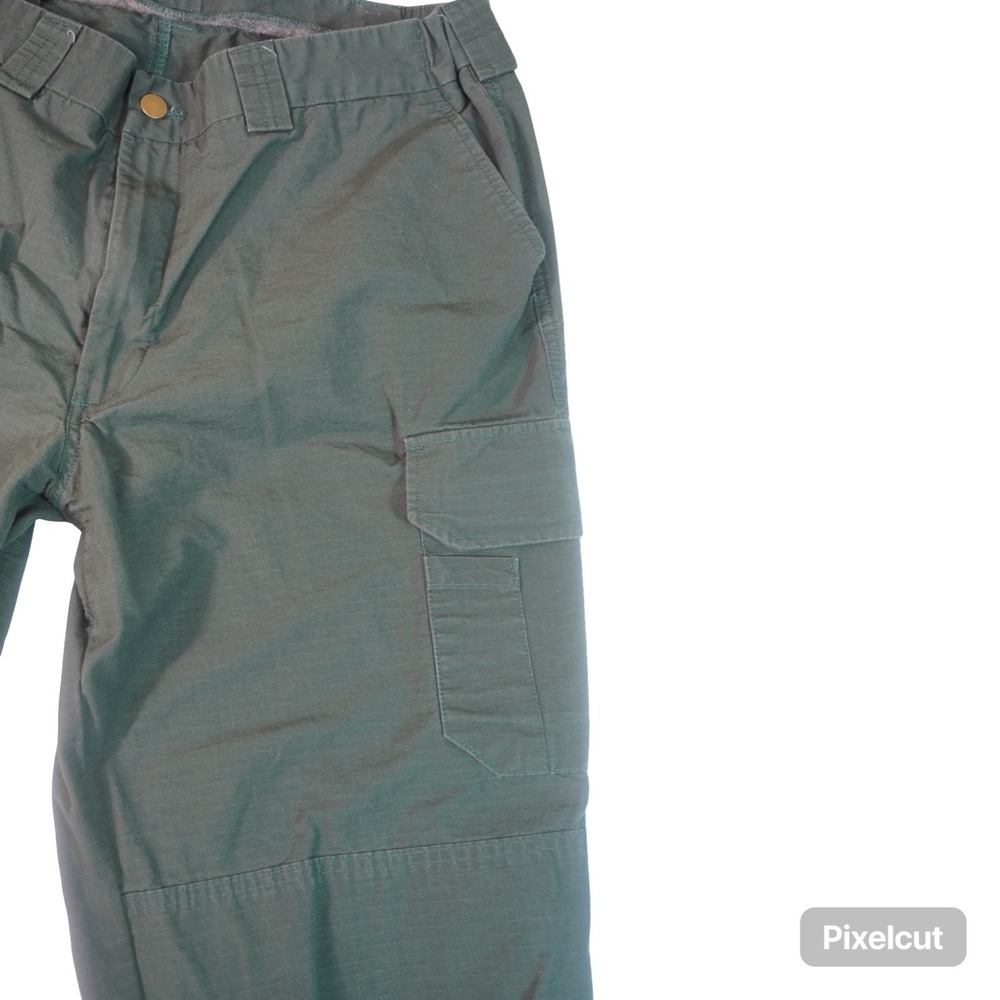 USDA Forest Service Cargo Pants Womens 20 Olive Green Cotton Utility Pockets - Picture 4 of 16